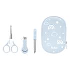 Kit Manicure Para Bebes Com Estojo Azul Buba