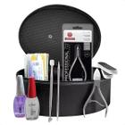 Kit Manicure Uso Pessoal Preta Alicate Profissional 722