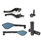 Kit Manopla Spider Peso Tampa Tomok2 Manete Moto Yamaha Mt03