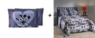 Kit Manta Cobertor Com Fronhas - Linha Disney - Casal e Queen