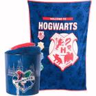 Kit Manta de Cama C/Balde Harry Potter Hogwarts ZonaCriativa - Zona Criativa