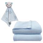 Kit Manta Donna Termocelular e Naninha Urso Azul