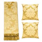 Kit Manta Xale Grande Para Sofá E Cama Protetora Com 2 Capas de Almofada