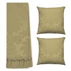 Kit Manta Xale Grande Para Sofá E Cama Protetora Com 2 Capas de Almofada