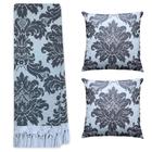 Kit Manta Xale Para Sofá 4,00 X 2,80 Metros Com 4 Capas de Almofada