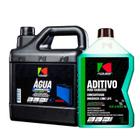 Kit Manutenção de Arrefecimento - Água Desmi. 5l + 4 Aditivo Conc. Org. Long Life Verde KOUBE