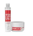 kit manutenção de hidratação pós quimica intense lizz semelle hair com oleo de macadamia 2 em 1