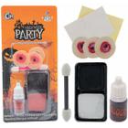 Kit Maquiagem Halloween 6 Itens com Machucados em Silicone