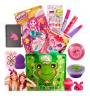 Kit Maquiagem Infantil Batom Gloss Boneca Bolsa Sortida - Bf Fashion