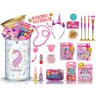 Kit Maquiagem Infantil Com Lata Completo KMLT2 + Cortesias