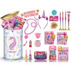 Kit Maquiagem Infantil Com Lata Completo KMLT2 + Cortesias