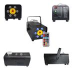 kit maquina 750W 110/220 + 4 parleds JDB-364 + mesa dmx - show