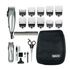 Kit Máquina de Cortar Cabelo Wahl + Aparador de Pêlos de Luxe Groom Procom 8 Pentes de Corte