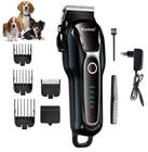 Kit Máquina De Tosa Sem Fio Pet Clipper KM-1991 - KEMEI