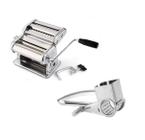 Kit Máquina Para Massas + Ralador Inox Unyhome Massas Personalizadas com Facilidade