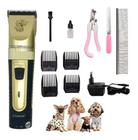 Kit Máquina Tosa Aparadora Profissional Cachorro Pets 10 Pçs - ConnectCell