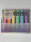 Kit marca texto big macaron 6 cores ff1006 fofy tons pasteis