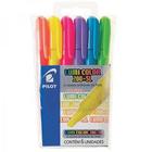 Kit marca texto Pilot lumi color com 6 cores