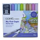 Kit Marcador Copic Ciao My First Starter Set com 10 Unidades e 2 Multiliner