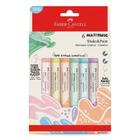 Kit Marcador Criativo Multimark Multisuperfície MMES6PSP 6 Cores Pastel - Faber Castell - Tendtudo