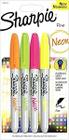 Kit Marcador Permanente Sharpie Fine Neon