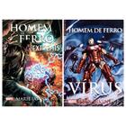 Kit Marvel - Homem de Ferro Vírus + Extremis (Slim Editions)