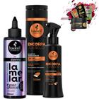 Kit Máscara Líquida Lamelar 200ml Encorpa Sh 300ml Fluido