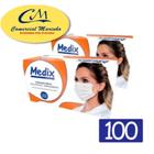 Kit Mascara Medix Tripla Com Elástico e Filtro 2/caixas 50un