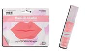 Kit Máscara para Lábios Magic Gel - Kiss New York + Gloss Volume Big & Full - Ruby Kisses