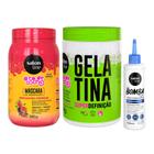 Kit Máscara, Tônico e Gelatina, Salon Line, 100ml, 500g, 1kg