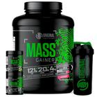 Kit Massa Hipercalórico MASS GAINER + BCAA + Glutamina + Coqueteleira - Original Nutrition