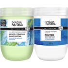 Kit massagem creme neutro 650G + gel redutor crioterapia 750G