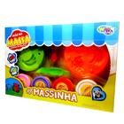 Kit Massinha De Modelar Frutinhas C/ Acessórios 4 Cores - Wellkids