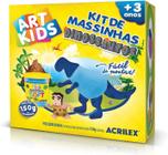 Kit Massinha Dinossauro Azul 150G Art Kids Acrilex