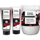 Kit massoterapia creme gel e serum pimenta negra dagua natural