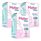 Kit Mater Vitam Com 3 Caixas De 60 Cápsulas Cada