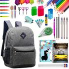 Kit Material Escolar Completo Caderno Mochila Ensino Médio Caneta Gel Lápis Canetas Ponta Fina Faculdade