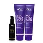 Kit matizador desamarelador finalizador bbcream 11 em 1 hoka