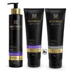 Kit Matizante Shampoo +Máscaras Cinza e Violeta Bio Extratus