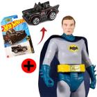Kit McFarlane Batman Boneco Unmasked e Carro Hot Wheels