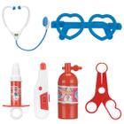 Kit Médico brinquedo infantil conjunto Doutor com acessórios