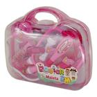 Kit Médico Maleta Doutora Infantil Brinquedo C/ Som Luz Rosa - Dm Toys