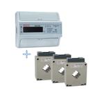 Kit Medidor de Energia (kWh) DTS353 Trifásico 220/380V + 3und TC 3000/5A