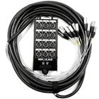 Kit Medusa 12 Vias Com Conectores Xlr E Multicabo 30 Metros