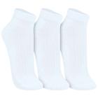 Kit Meia 3 Pares Unissex Cano Curto Atoalhada em Algodão Trifil T08004