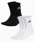 Kit Meia Adidas Cano Alto 6 Pares