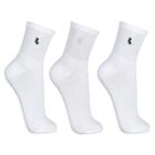 Kit Meia Cano Médio Atoalhada Lupo Masculina 3 Pares