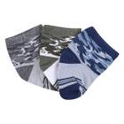 Kit Meia Infantil Lupo Estampada C/ 3 Pares Masculina