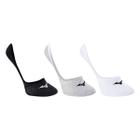 Kit Meia Mizuno Cano Invisível Cronos c/ 3 Pares - Cinza e Branco