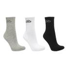 Kit Meia Olympikus Cano Médio Masculina 3 Pares